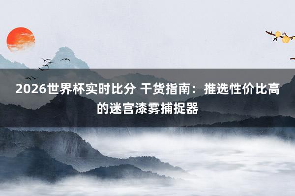 2026世界杯实时比分 干货指南：推选性价比高的迷宫漆雾捕捉器